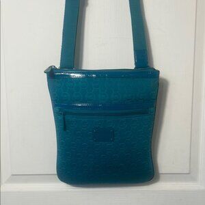 MICHAEL KORS NEOPRENE Teal Crossbody Bag 10x115 inches